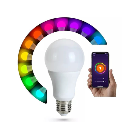 E27 E26 B22 Bóng đèn điện thoại thông minh Điều khiển từ xa bằng ứng dụng Đèn có thể sạc lại Tuya Nhiều màu