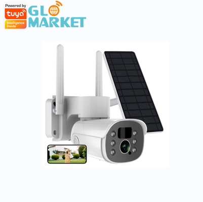 Pin năng lượng mặt trời Camera PTZ Bullet Tuya Smart PIR Motion WiFi 2MP CCTV Camera IP an ninh