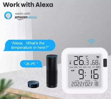 Glomarket Tuya Wifi Thông Minh Cảm Biến Nhiệt Độ Độ Ẩm Nhà Không Dây Nhiệt Kế Ẩm Kế Máy Dò