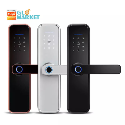 Khóa cửa thông minh WiFi Chống nước Điều khiển ứng dụng Tuya Mở khóa mật khẩu vân tay
