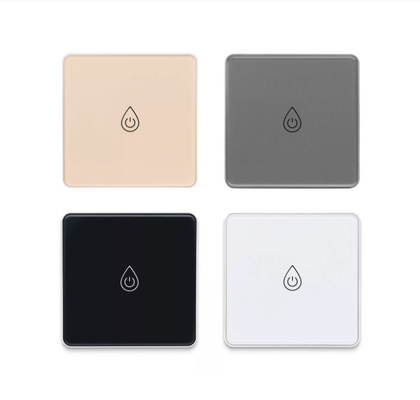 Công tắc máy nước nóng thông minh Glomarket Wifi Tuya Bảng điều khiển cảm ứng bằng kính tiêu chuẩn EU