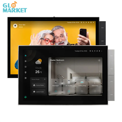 Glomarket Tuya Smart Home Control Panel màn hình 10 inch BLE Zigbee Gateway Building Intercom tương thích