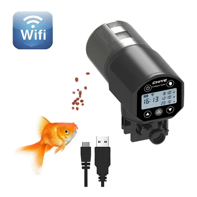 LCD 200ml Máy cho cá tự động thông minh Wifi Máy cho cá cảnh RoHS