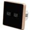 Glomarket 2 Gang Zigbee Tuya Smart Home Eu Standard Wireless  With Neutral Touch Panel Wall Light Switch