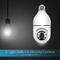 Tuya Wifi 3mp Bulb Camera IP Full HD Smart Home Security Camera không dây có ánh sáng