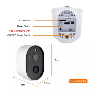 Nhà thông minh Camera phát hiện chuyển động PIR Pin sạc không dây Camera quan sát
