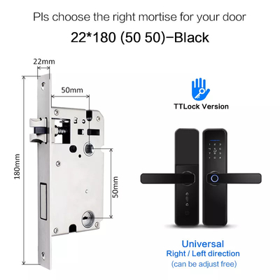 Khóa cửa thông minh WiFi Chống nước Điều khiển ứng dụng Tuya Mở khóa mật khẩu vân tay