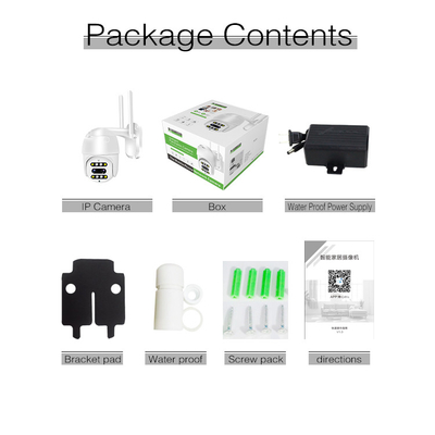 Camera báo động an ninh WiFi Phát hiện chuyển động video Camera chống nước ngoài trời không dây