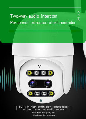 Camera báo động an ninh WiFi Phát hiện chuyển động video Camera chống nước ngoài trời không dây