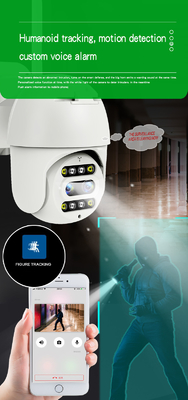 Camera báo động an ninh WiFi Phát hiện chuyển động video Camera chống nước ngoài trời không dây