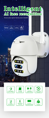 Camera báo động an ninh WiFi Phát hiện chuyển động video Camera chống nước ngoài trời không dây