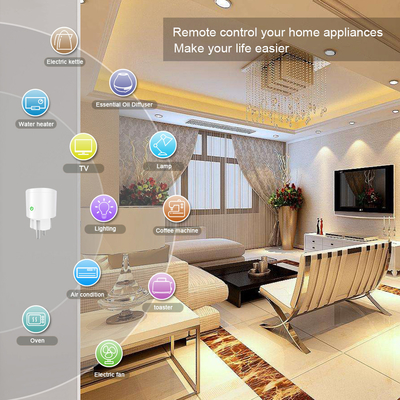 Glomarket Tuya Wifi EU Cắm thông minh Điều khiển bằng giọng nói không dây Hoạt động với Google Alexa
