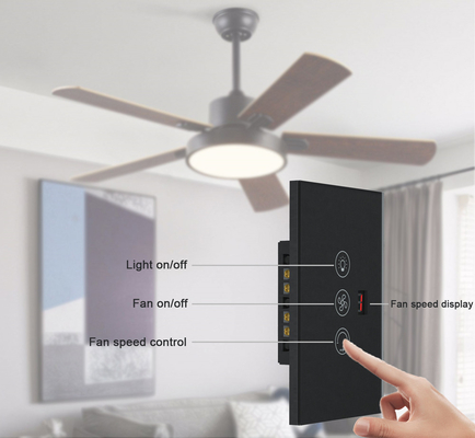 Công tắc quạt thông minh Glomarket Tuya Wifi Điều khiển bằng giọng nói cho tốc độ quạt / Tắt đèn