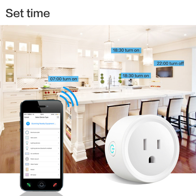 Ổ cắm điện thông minh Tuya Wifi Electric Điều khiển từ xa không dây 16A tiêu chuẩn Hoa Kỳ