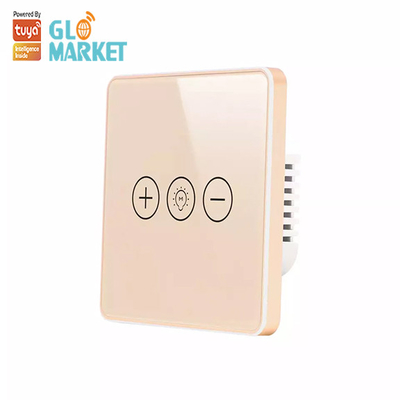 Smart Home Dimmer Light Tuya Wifi Smart Switch Wireless Glass Crystal Panel Touch Wall