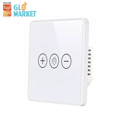Smart Home Dimmer Light Tuya Wifi Smart Switch Wireless Glass Crystal Panel Touch Wall