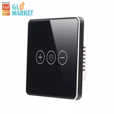 Smart Home Dimmer Light Tuya Wifi Smart Switch Wireless Glass Crystal Panel Touch Wall