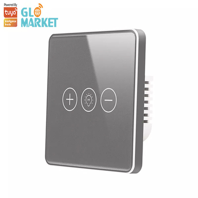 Smart Home Dimmer Light Tuya Wifi Smart Switch Wireless Glass Crystal Panel Touch Wall
