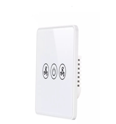 Quạt treo tường tiêu chuẩn Hoa Kỳ Công tắc từ xa Tuya Smart Wifi APP Control Chảo kính cường lực