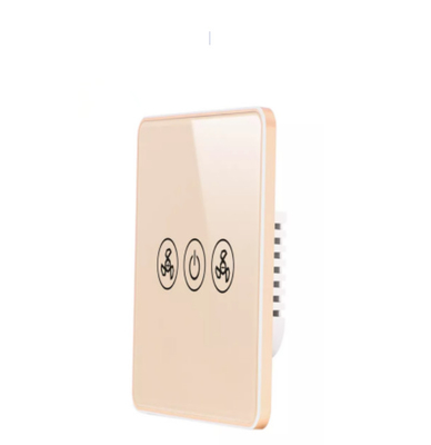 Quạt treo tường tiêu chuẩn Hoa Kỳ Công tắc từ xa Tuya Smart Wifi APP Control Chảo kính cường lực