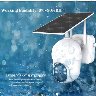 Camera Glomarket Tuya Smart Wifi Solar Camera Điều khiển ứng dụng chống nước Camera phát hiện chuyển động PIR