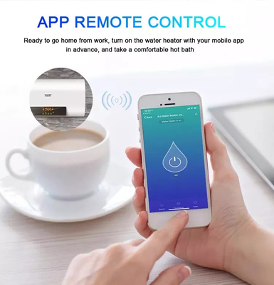 Công tắc máy nước nóng thông minh Wifi Tuya Nút cảm ứng bằng kính Điều khiển ứng dụng/Điều khiển bằng giọng nói