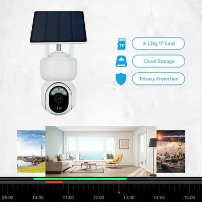 Camera năng lượng mặt trời thông minh Wifi 2MP An ninh ngoài trời Camera PTZ chống nước công suất thấp