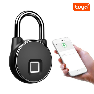 Hợp kim kẽm Khóa thông minh Tuya USB có thể sạc lại Bảo mật vân tay không cần chìa khóa Chống trộm