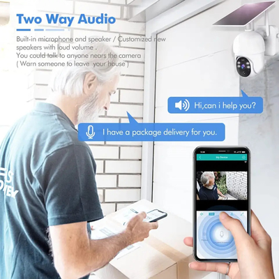 Camera thông minh năng lượng mặt trời Tuya 1080P HD Liên lạc thoại hai chiều Camera phát hiện chuyển động PIR