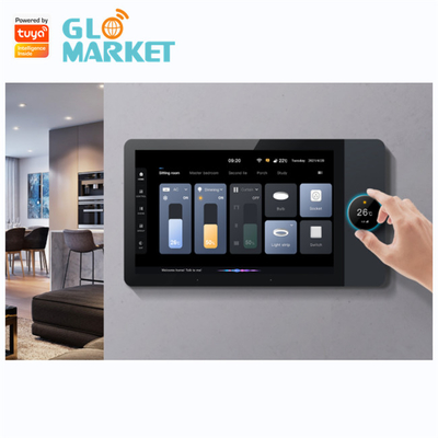 Bảng điều khiển thông minh Wifi Hệ thống nhạc nền tại nhà 7 inch Tuya Zigbee Gateway
