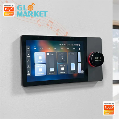 Bảng điều khiển thông minh Wifi Hệ thống nhạc nền tại nhà 7 inch Tuya Zigbee Gateway