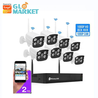Camera an ninh 4/8 kênh NVR Camera WiFi thông minh Tuya với tuổi thọ hệ thống gia đình