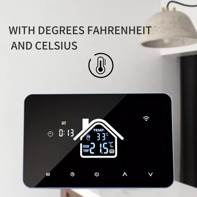 Nhà thông minh Tuya Wifi Điều khiển ứng dụng Bộ điều nhiệt sưởi ấm sàn Bộ điều khiển nhiệt độ thông minh