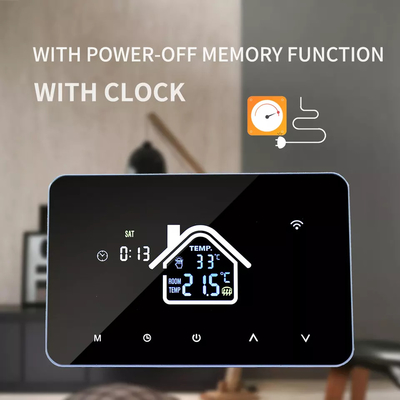 Nhà thông minh Tuya Wifi Điều khiển ứng dụng Bộ điều nhiệt sưởi ấm sàn Bộ điều khiển nhiệt độ thông minh