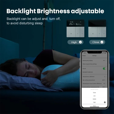 Điều khiển ứng dụng điều khiển nhiệt không dây Wifi kỹ thuật số thông minh Ngôi nhà thông minh để sưởi ấm nồi hơi