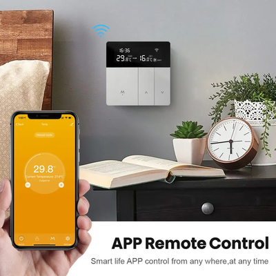 Điều khiển ứng dụng điều khiển nhiệt không dây Wifi kỹ thuật số thông minh Ngôi nhà thông minh để sưởi ấm nồi hơi
