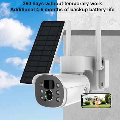 Tuya Solar PTZ Camera Two Way Voice Intercom HD APP Điều khiển ngoài trời Chống thấm nước