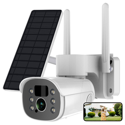 Tuya Solar PTZ Camera Two Way Voice Intercom HD APP Điều khiển ngoài trời Chống thấm nước