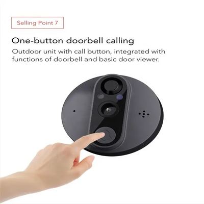 Camera quan sát cửa kỹ thuật số thông minh Tuya Màn hình 4,3 inch Camera chuông cửa cảm biến chuyển động