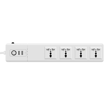 Tuya Wifi Thông Minh Dải Điện Ổ Cắm Anh EU Mỹ Loại 4 AC 4 USB Cáp Nối Dài 1.5M Ổ Cắm