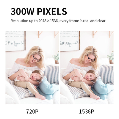 Camera thông minh 3MP Tuya Wifi Hệ thống giám sát giám sát trẻ em không dây Camera