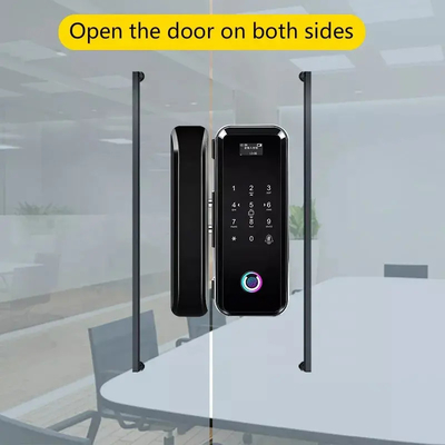 Smart Tuya Wifi Glass Khóa cửa thông minh Vân tay Bàn phím kỹ thuật số Khóa mật khẩu