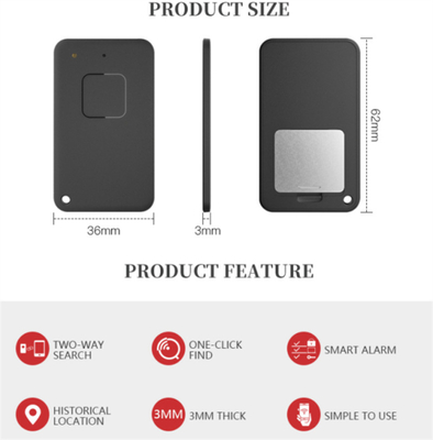 Tuya Anti Lost Thiết bị báo động Bluetooth Công cụ tìm kiếm thông minh Phím ví Ngói Bộ định vị báo động
