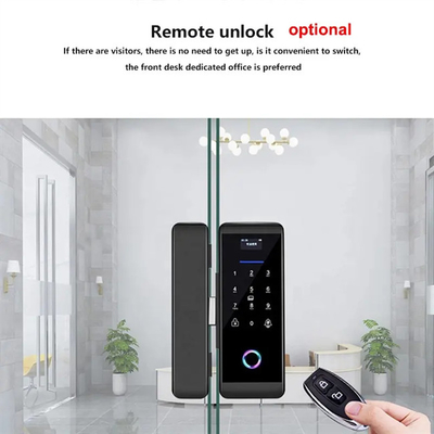 Smart Tuya Wifi Glass Khóa cửa thông minh với mật khẩu bàn phím kỹ thuật số vân tay