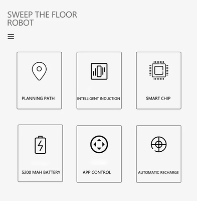 Máy hút bụi thông minh Glomarket Tuya Wifi có bình chứa nước cho nhà thông minh