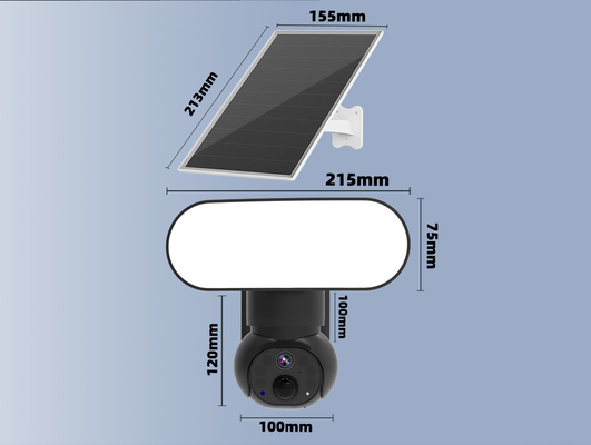 Đèn pha thông minh Camera Wifi 4G An ninh năng lượng mặt trời 3MP Theo dõi chuyển động Camera âm thanh hai chiều