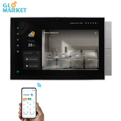 10 Inch Screen Smart Home Control Panel Ble Zigbee Gateway Building Intercom tương thích