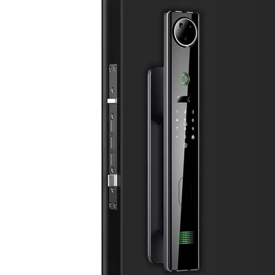 4200mah pin lithium lớn khóa cửa thông minh với camera giám sát mắt mèo
