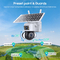 Glomarket Ubox đèn pha ống kính kép pin mặt trời PTZ Camera 6MP Smart Wifi 4G Camera PTZ An ninh