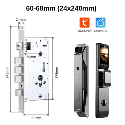 Glomarket Tuya Security Khóa thông minh hoàn toàn tự động Khóa nhận diện khuôn mặt 3D